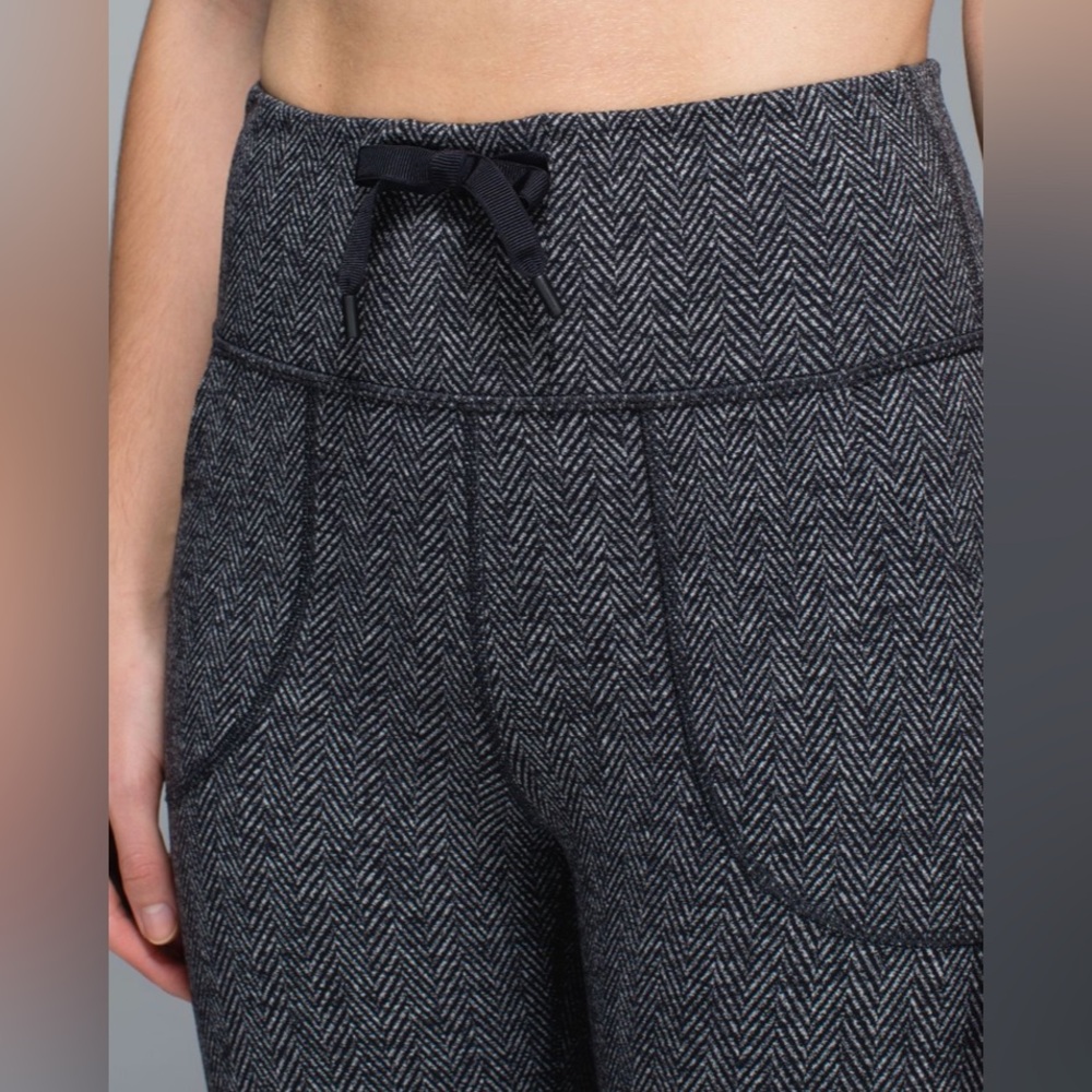 Lululemon Skinny Will Pant, Giant Herringbone Luon, 12